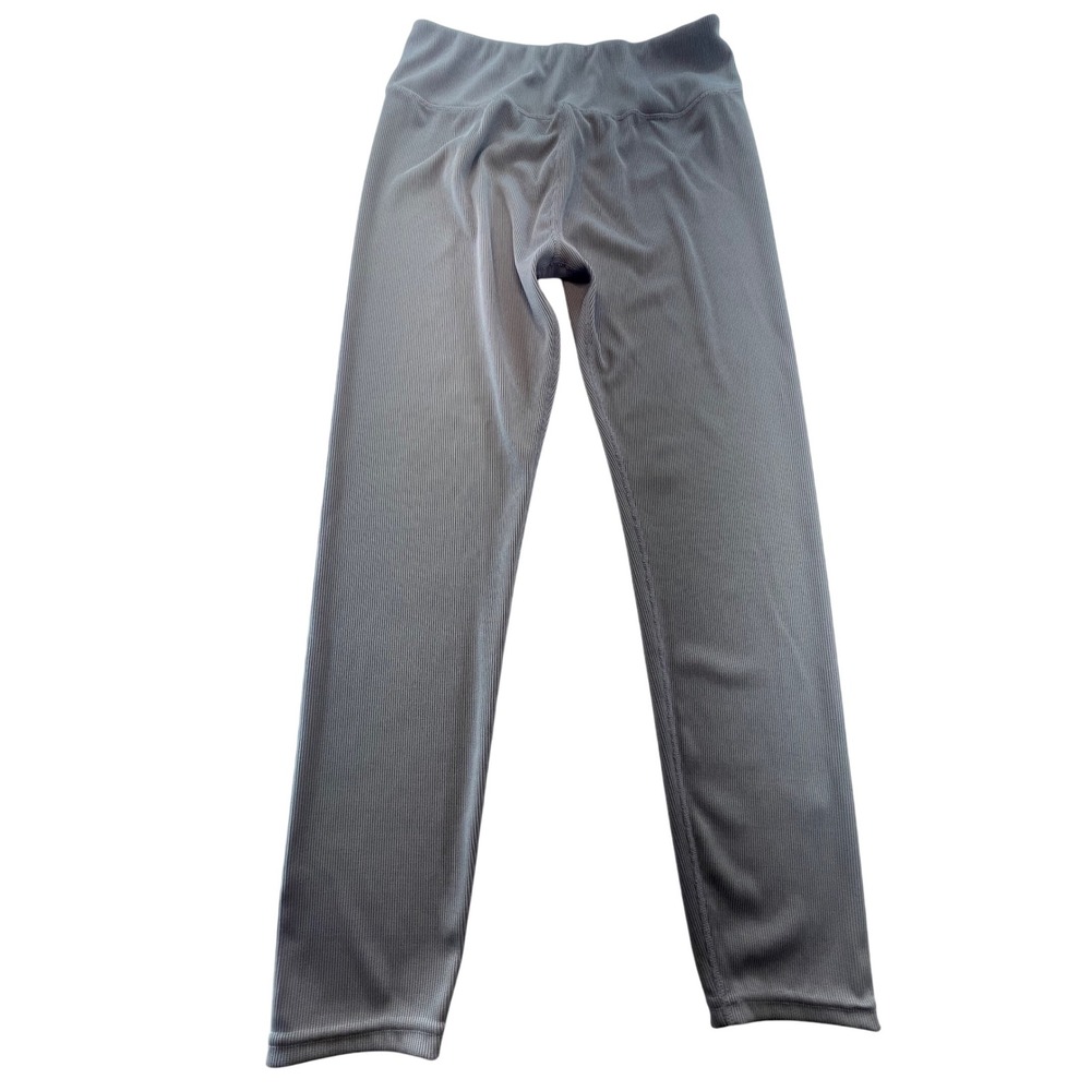 Latimage XL lilac Ribbed High Waisted‎ Yoga Pants Tights Athletic Leggings